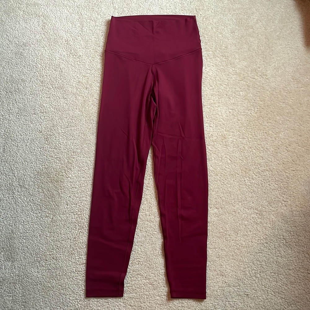 Aerie maroon leggings